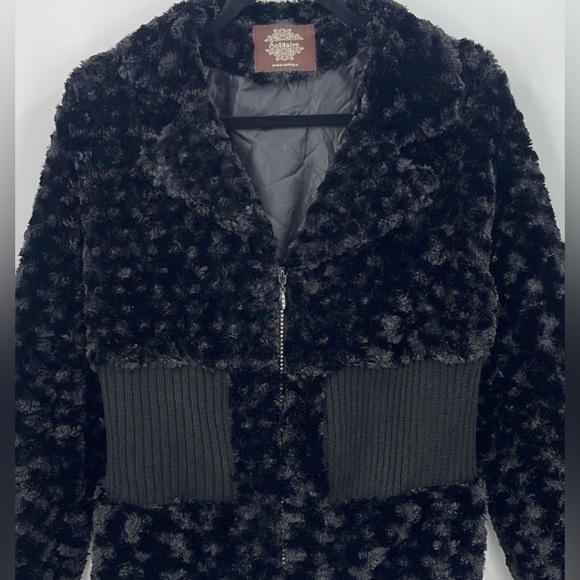 SOLITAIRE Faux Fur Jacket - Picture 3 of 4